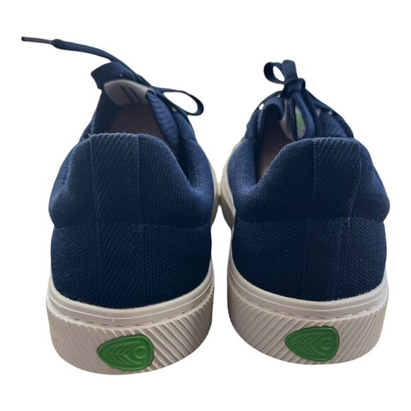 Cariuma Unisex IBI Low Top Vegan Bamboo Knit Lace Up Sneakers US M 9 W 10.5 Blue - Picture 6 of 14